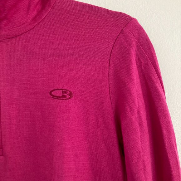 Icebreaker Women's Long Sleeve Tee - Pink - Picture 4 of 11